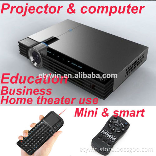 Projector of full hd 3d led projector built-in computer 300 inch projector screen mini projector